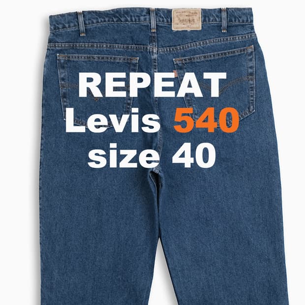 리바이스 540 오렌지탭 90s 40 인치 OR5404206