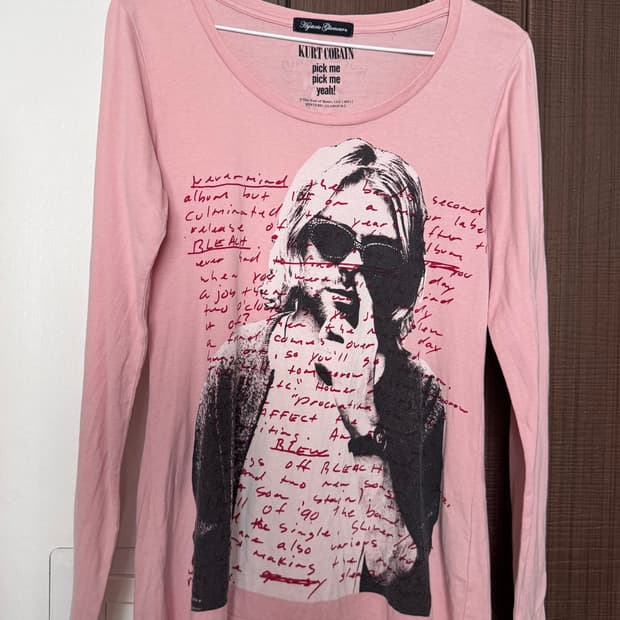 Hysteric Glamour Kurt Cobain sleeve