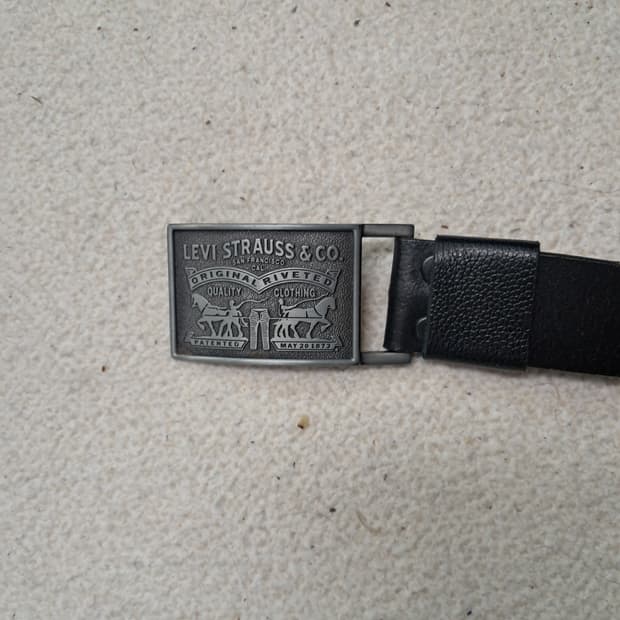 리바이스 가죽벨트