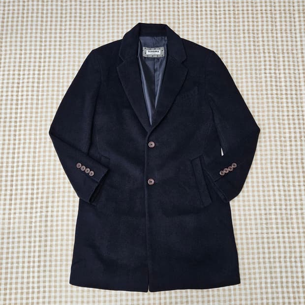 레노마 울 캐시미어 코트 자켓 남자100