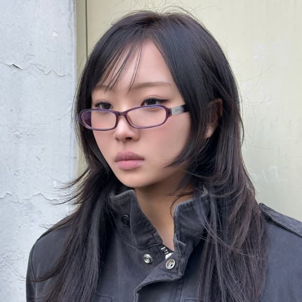 00s 빈티지 실버 디젤 안경