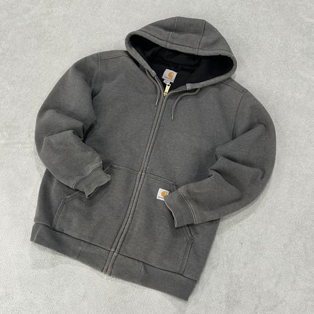 칼하트 그레이 후드집업 s
