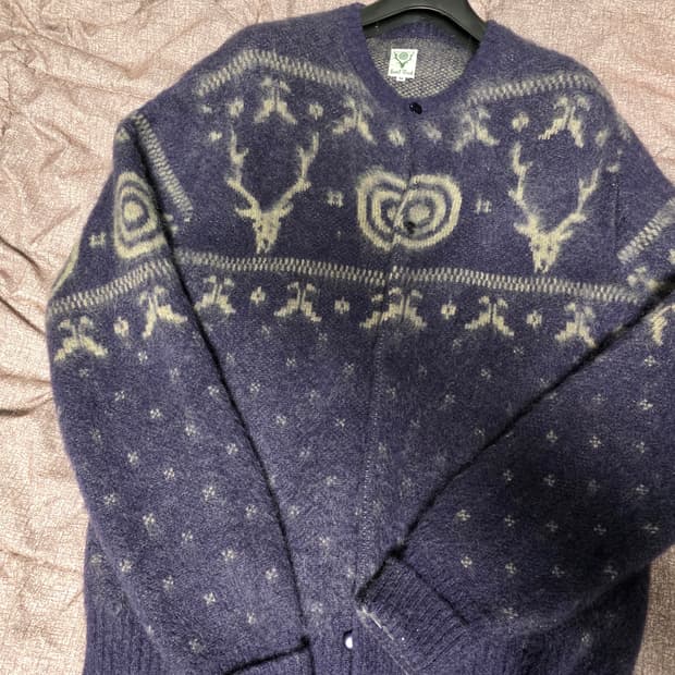 남이서팔 모헤어 가디건 M