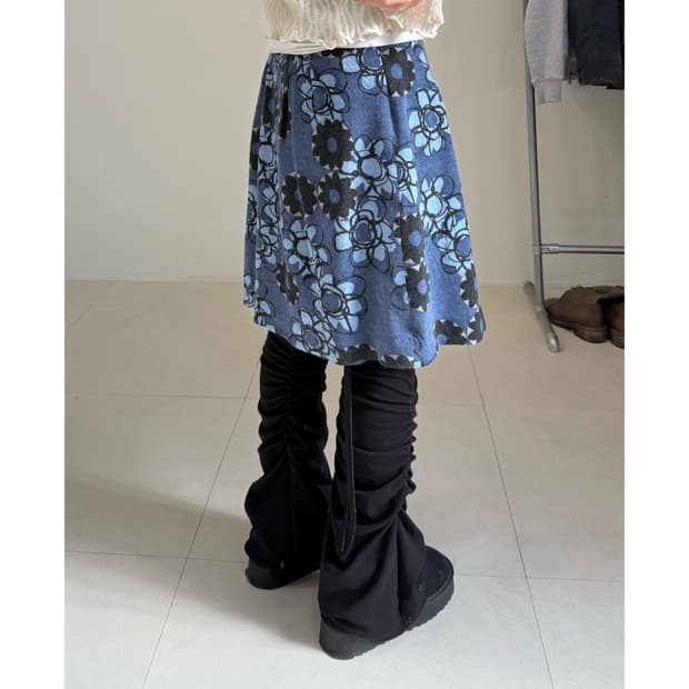 빈티지 플로랄 스커트