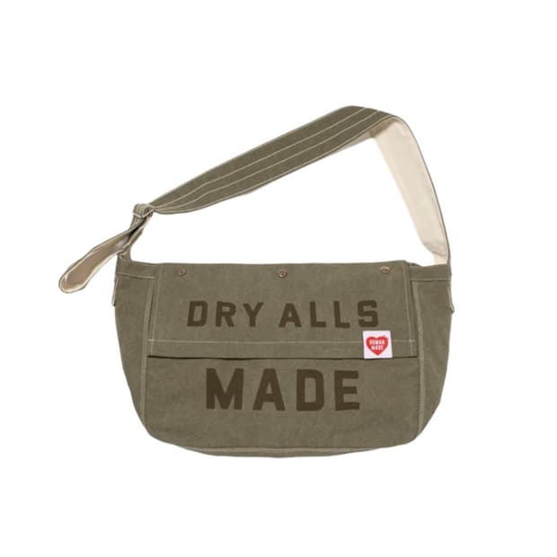 휴먼 메이드 메일백 올리브 드랩