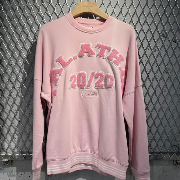 팔라스 PAL-ATH 20/20 부클 로고 크루넥 맨투맨
