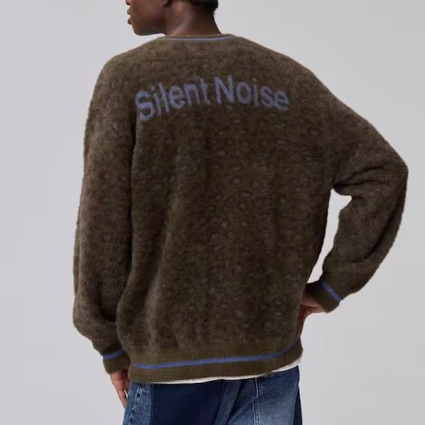 [M/미개봉새상품] GU 지유 X 언더커버 샤기 레오파드 가디건