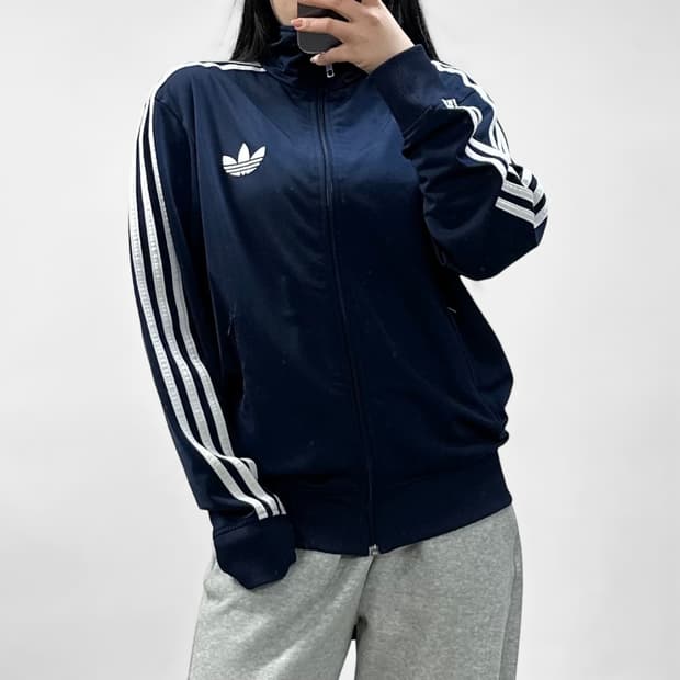 아디다스 og 파이어버드 트랙탑 져지 네이비