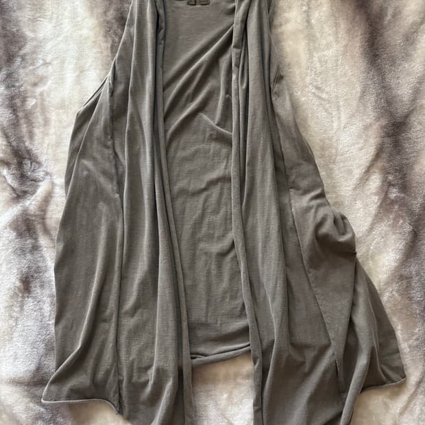 GOA vintage drape vest cardigan