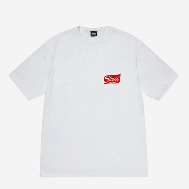 스투시 Stussy Soda Can T-Shirt White M