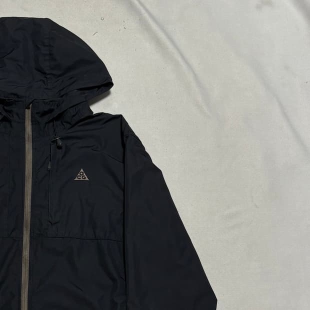 S 나이키 acg 블랙 후드 바람막이