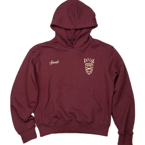 PNG JOURNAL 후드티 (bergundy)