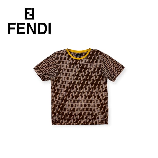 펜디 주카 패턴 티셔츠