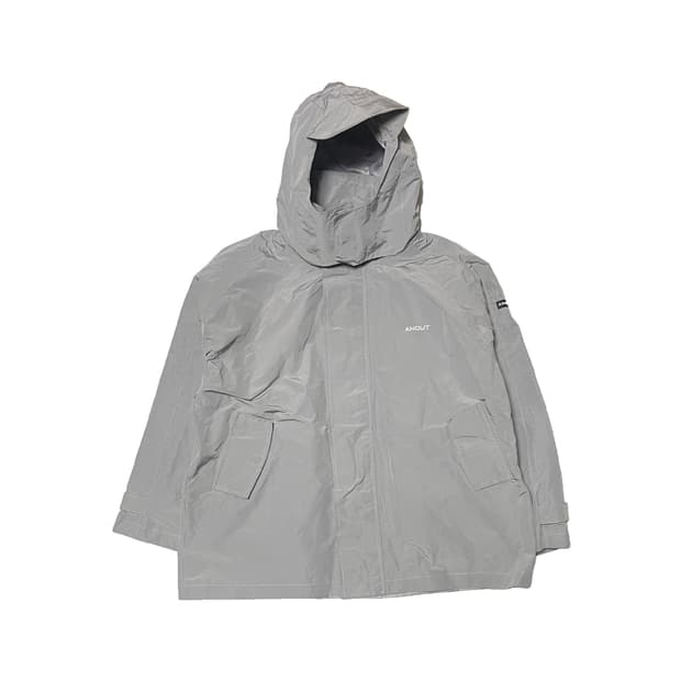 언아웃핏 바람막이 점퍼 그레이