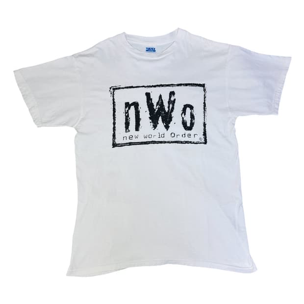 빈티지 90s nWo new world order 뉴월드오더 화이트 L