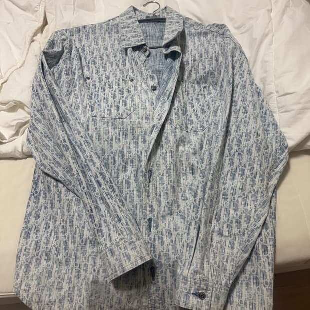 디올 오블리크 오버 셔츠