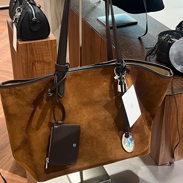 [714center]TOTTI BAG(SUEDE TAN)