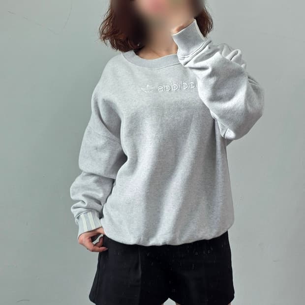 [프립]아디다스 그레이 맨투맨