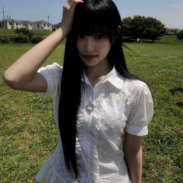배포! 쿠키시 Ruffle short sleeve blouses