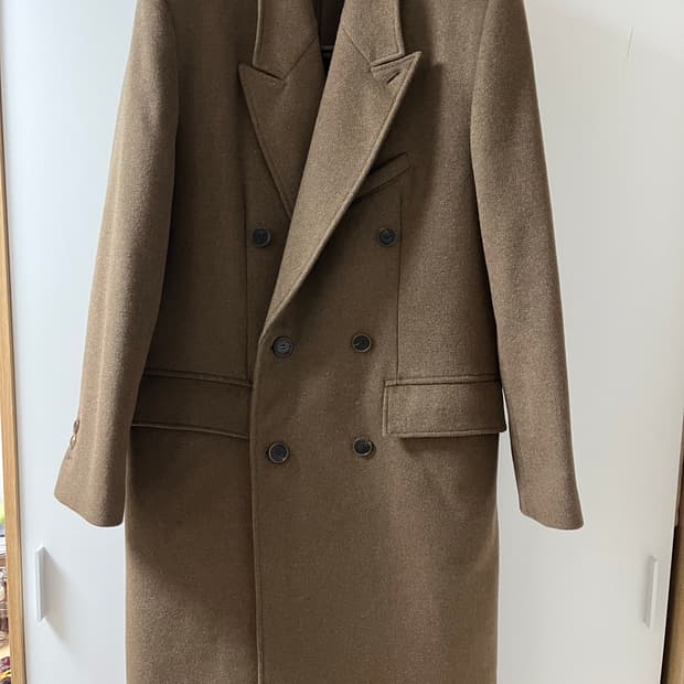 [타일레]시그니처 테일러드 코트_카키 브라운 (1)