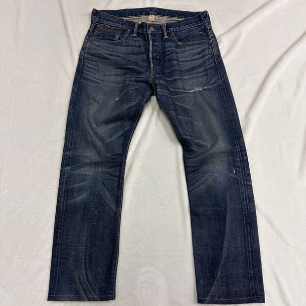 (33x32)RRL 더블알엘 셀비지 데님 팬츠