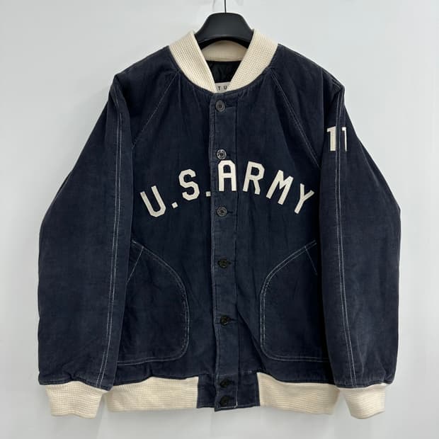 100 US ARMY 남자 코듀로이 누빔 점퍼