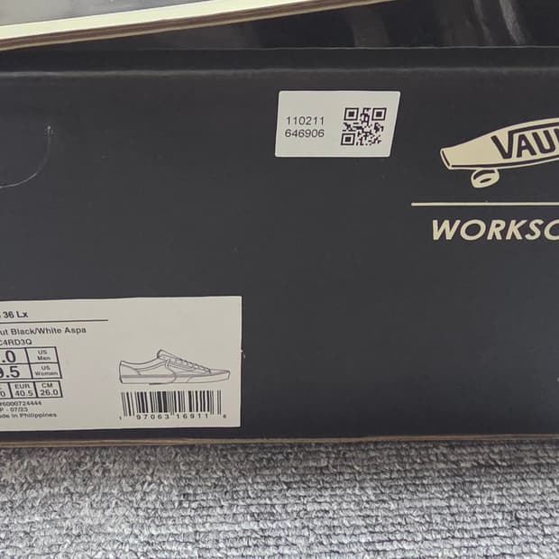 반스 볼트x 웍스아웃 스타일36(260사이즈)