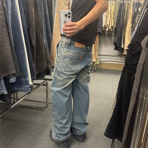 31) 리바이스 910 빈티지 와이드 데님팬츠