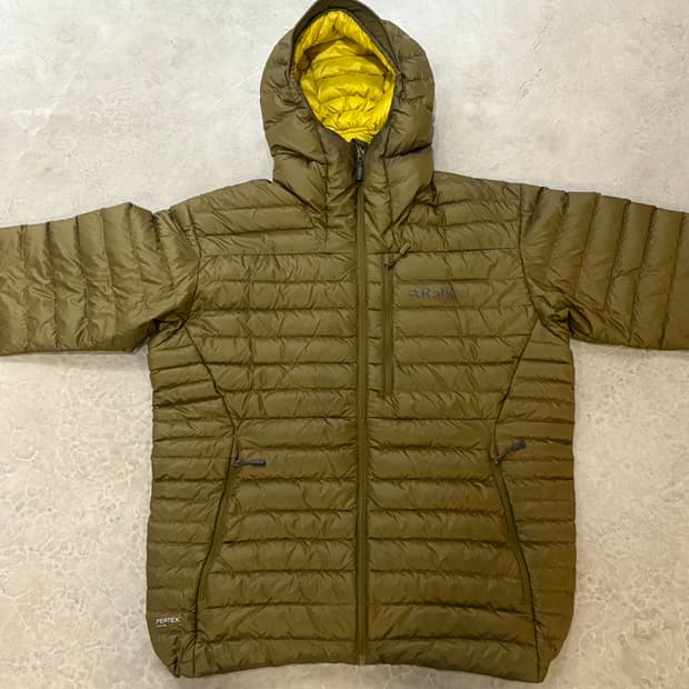 25fw Rab 랩 마이크로 알파인 패딩 오크 컬러