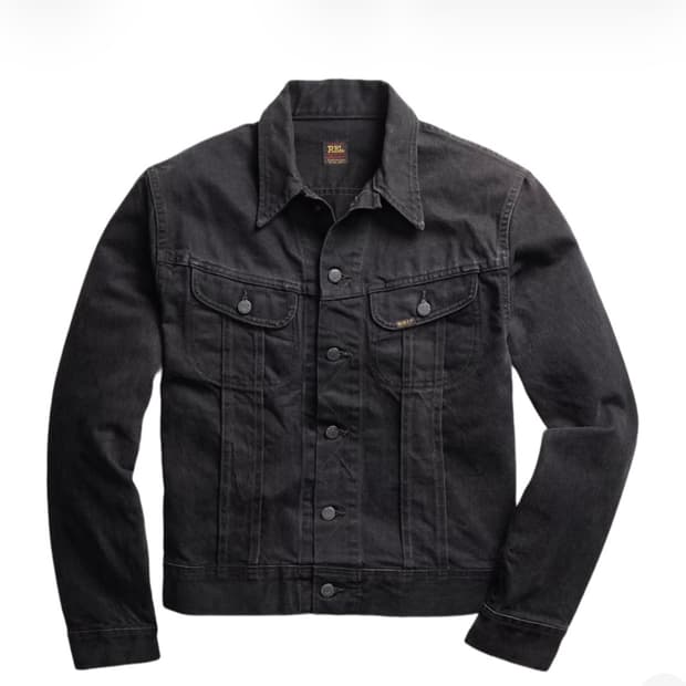 더블알엘 데님 트리커자켓