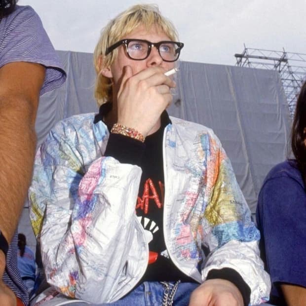 사카이 월드맵 드로우 코드 셔츠 3 커트코베인 