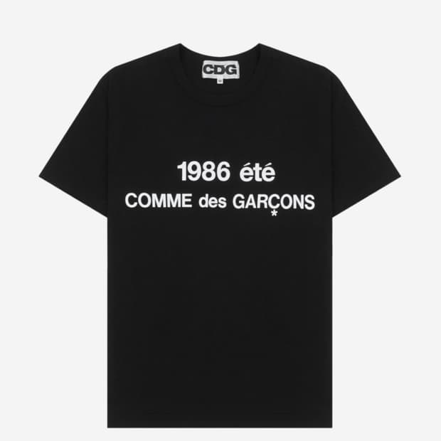 CDG 1986 꼼데가르송 티셔츠 블랙