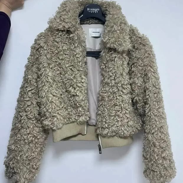 양털 퍼자켓 뽀글이 