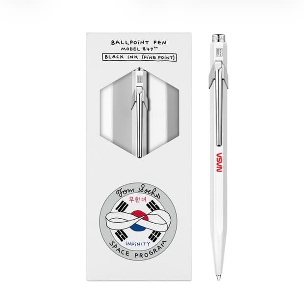 톰삭스 까렌다쉬 NASA 메탈볼펜 화이트