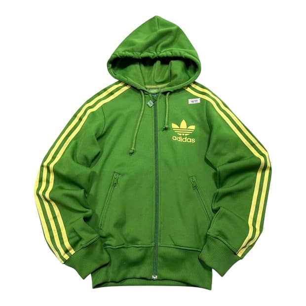 ✨ (바배) 아디다스 후드 플락 트랙탑 져지 녹차 말차 그린 