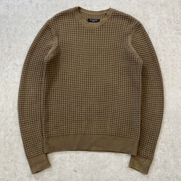[S] ALLSAINTS 올세인츠 브라운 코튼 니트