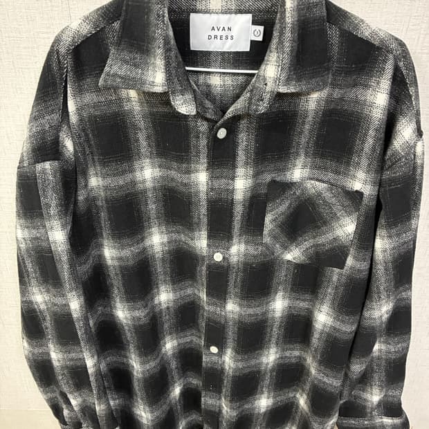AVAN DRESS 체크 셔츠