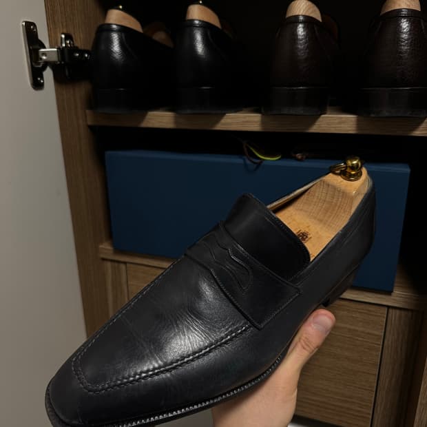 Stefano Bemer JS last black Loafers