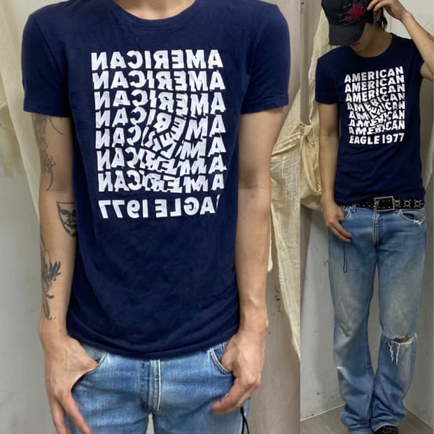 American Eagle Y2K Print Tee