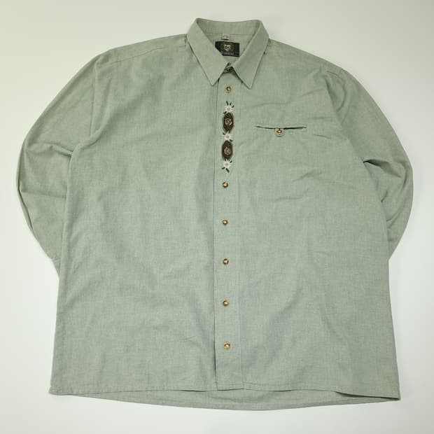 CL742 2XL OS 90s 독일 트라흐텐 바바리안 알펜 셔츠 남방