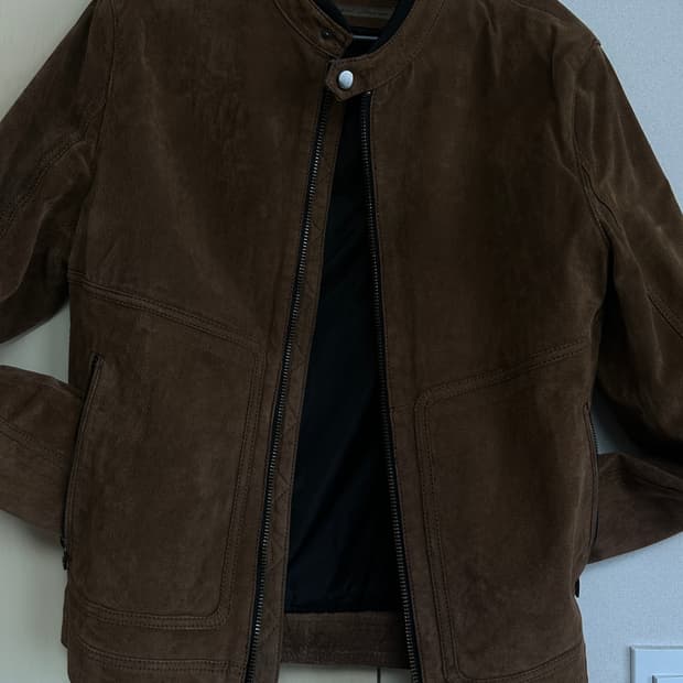 ZARA MAN 스웨이드 (돼지 가죽) 자켓 / 브라운 / 모델 4341