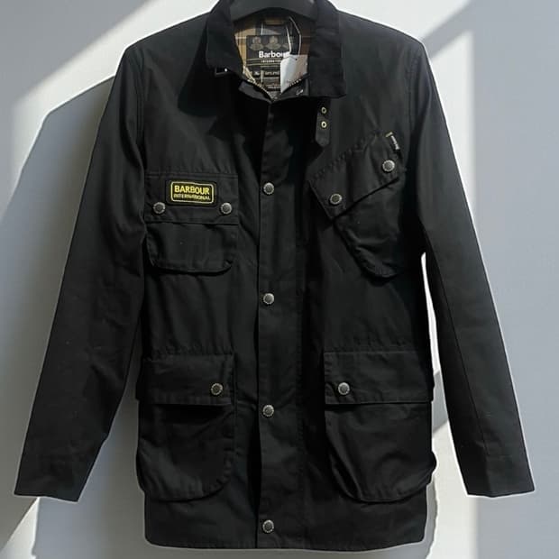 바버 인터내셔널 슬림 왁스 자켓