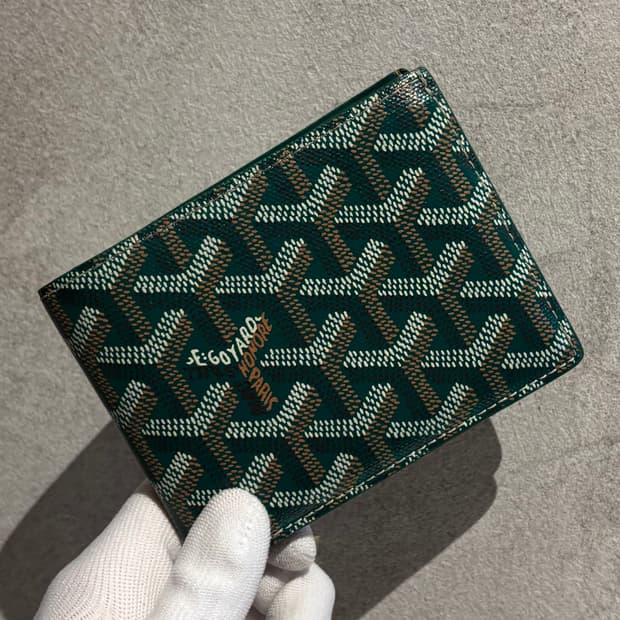 S OS사이즈 고야드 빅투와르 반지갑 그린 (풀구성)