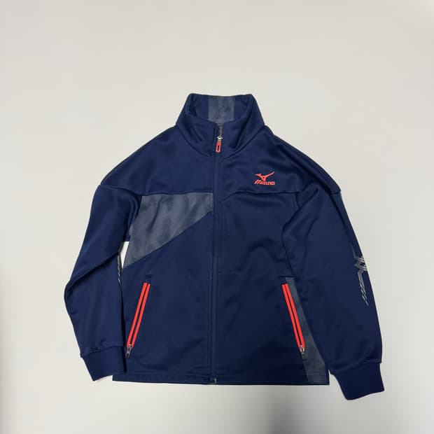 미즈노 키즈 트랙 집업 져지 자켓 120