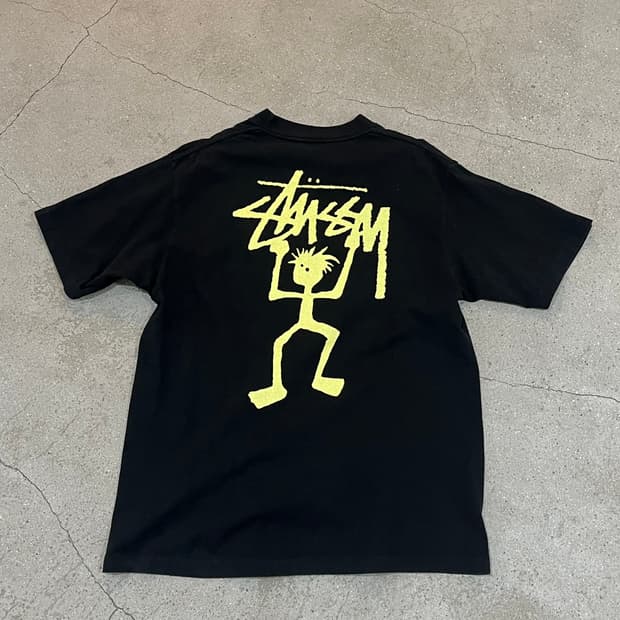 80'S STUSSY stickman t-shirt