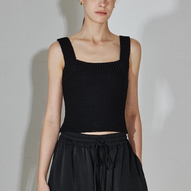 리디피(ridifi) BOLD THREAD KNIT 니트 나시 민소매