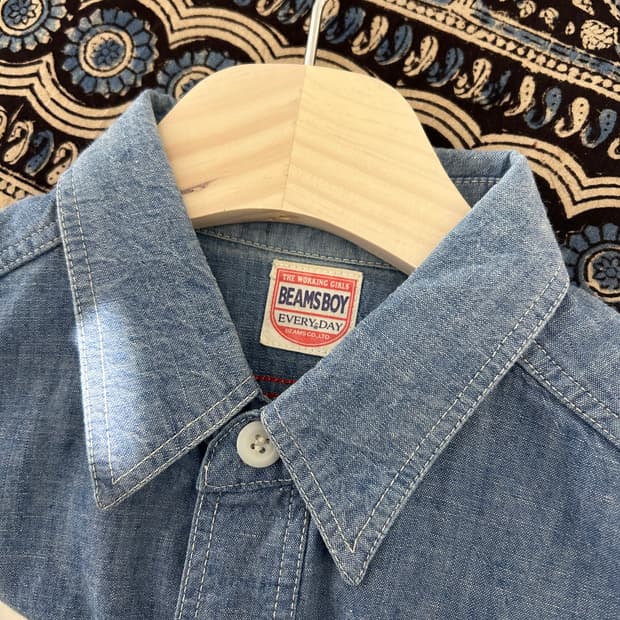 BEAMS BOY chambray shirt