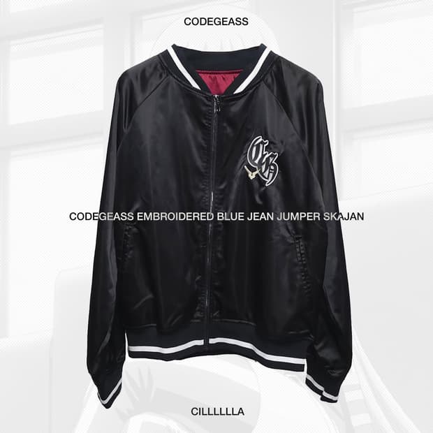 [M]CODEGEASS 코드기어스 엠브로이더리 블루종 점퍼 스카쟌 , M