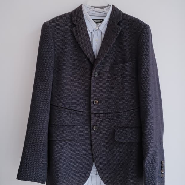 Curved Oxford jacket