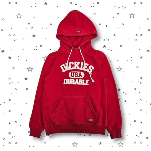  Dickies USA 디키즈 패치 로고 후드티